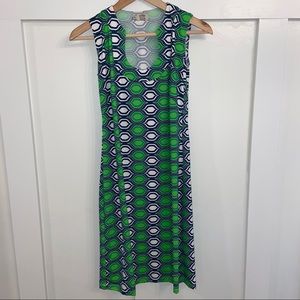 Katherine Way Captiva Dress UPF 50+ Blue Green XS